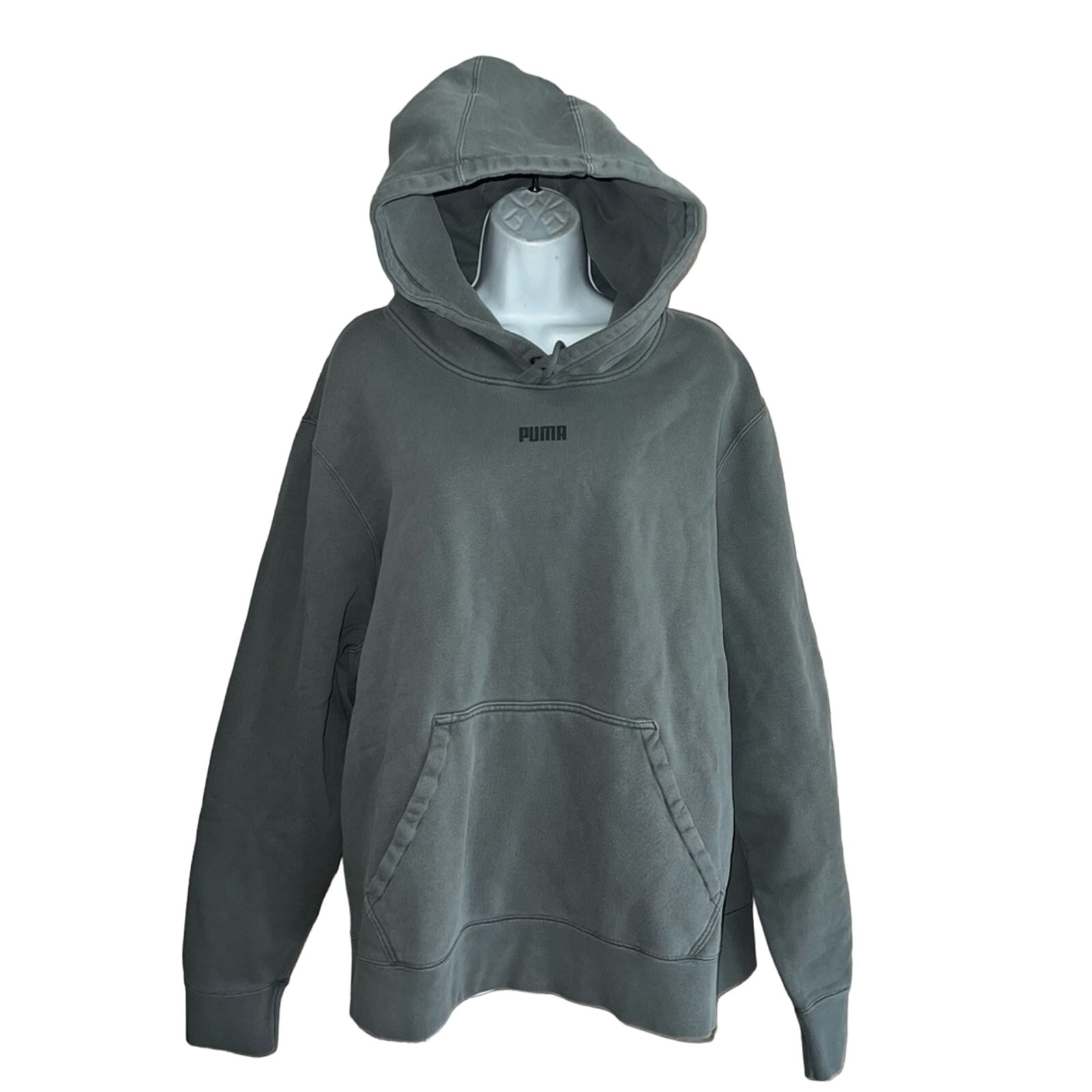 Puma Gray Hoodie Sweatshirt Men’s Xxl New